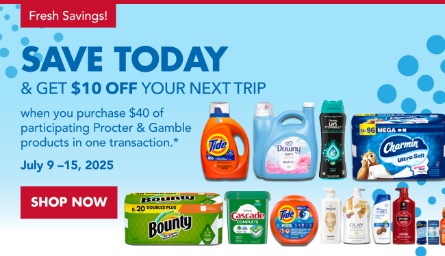 P&G Buy 40 Save 10 (CPG) 