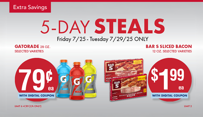5-Day Steals panel
