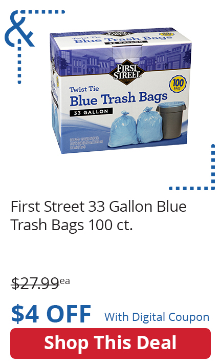 Blue Trash Bags