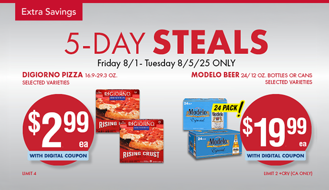 5-Day Steals panel