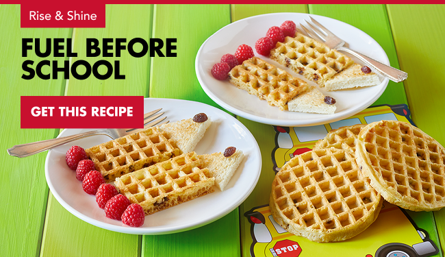 BTS waffles recipe