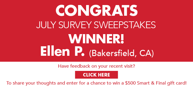 July Survey Winner