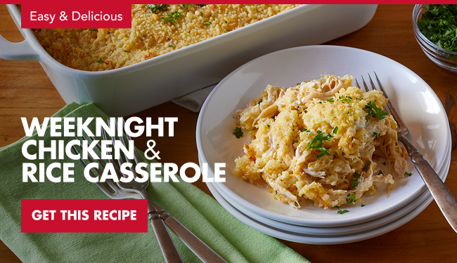Chicken & rice casserole