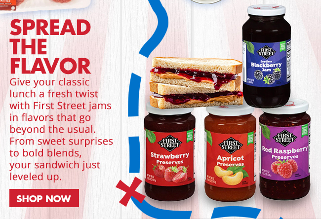 New FS Jams - Apricot, Apricot Pineapple, Blackberry, Raspberry, Strawberry
