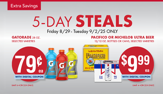 5-Day Steals panel