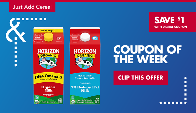 Horizon (CPG) Coupon of the Week