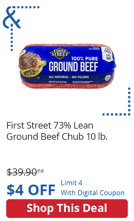 FS 73/27 Grnd Beef Chub 10 lb