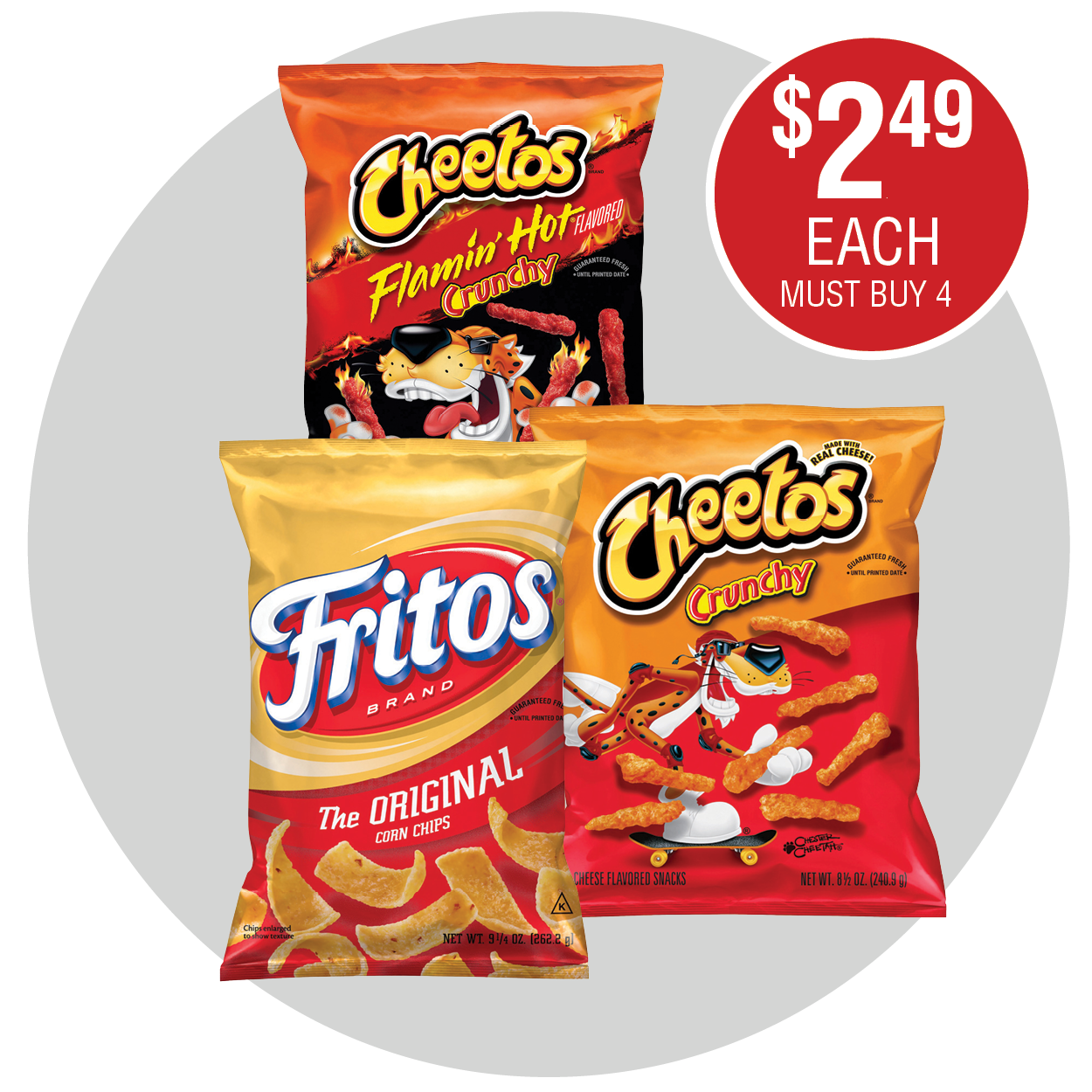 FRITOS OR CHEETOS CHIPS