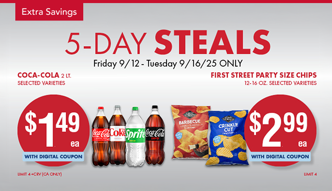 5-Day Steals panel