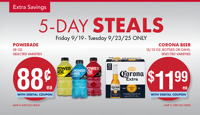5-Day Steals panel