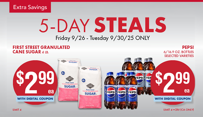5-Day Steals panel