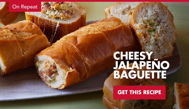 Cheesy Jalapeño Baguette recipe