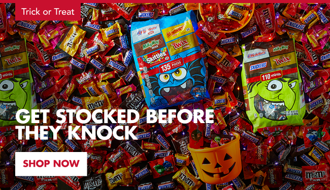 It's never too early to get trick or treat ready/Mars Candy 