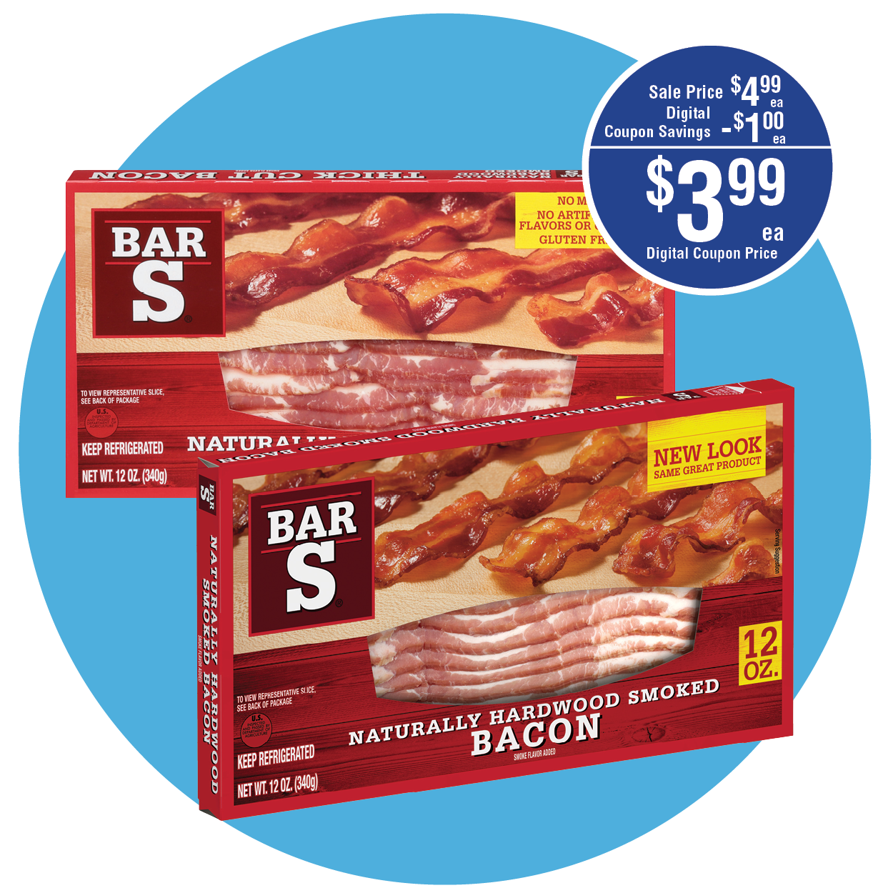 BAR S SLICED BACON