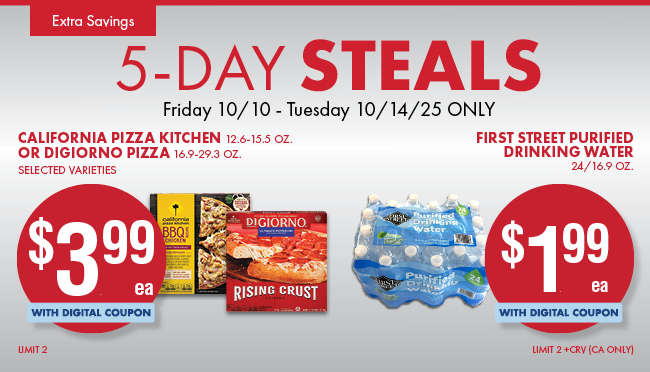 5-Day Steals panel
