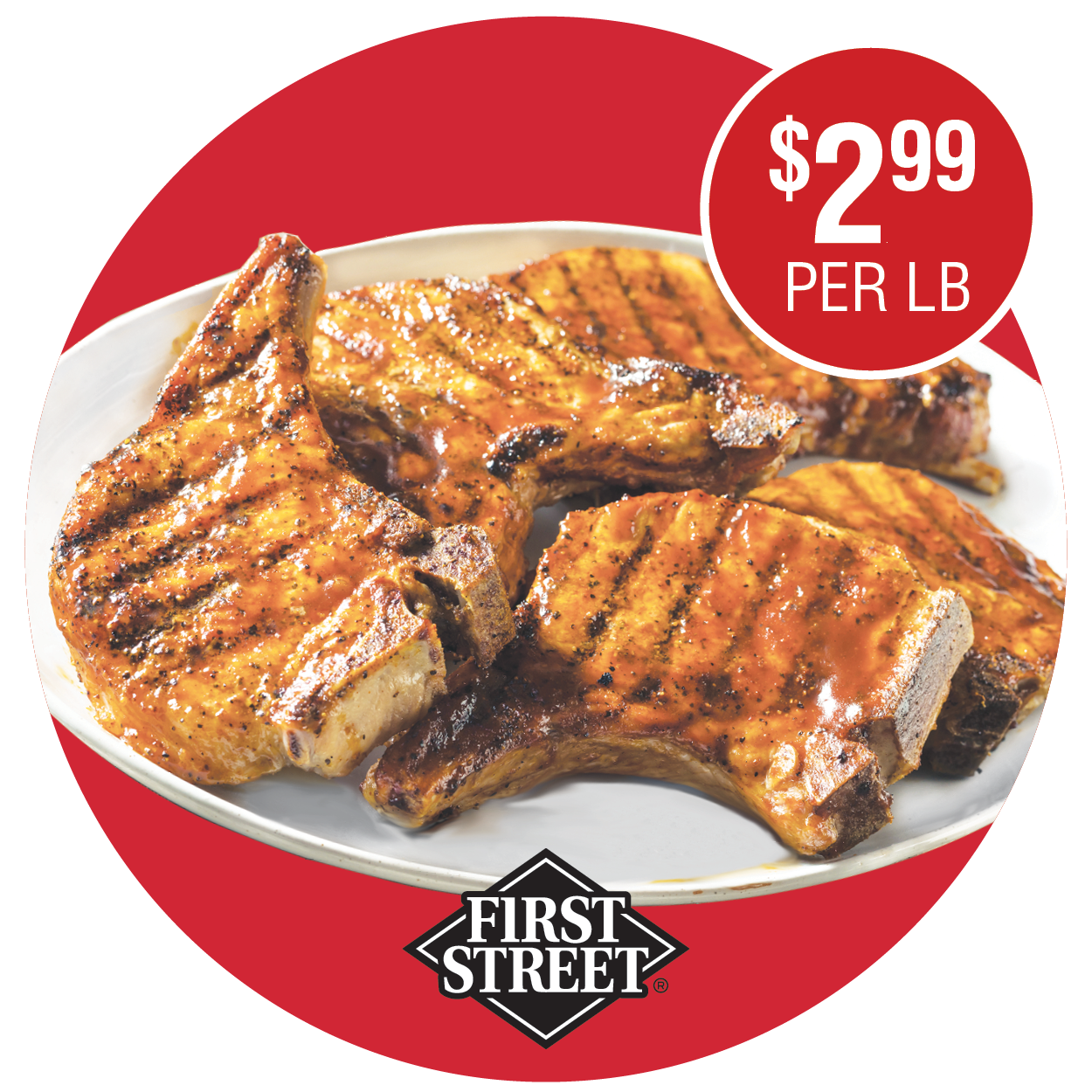 FIRST STREET FRESH ASSORTED PORK LOIN CHOPS