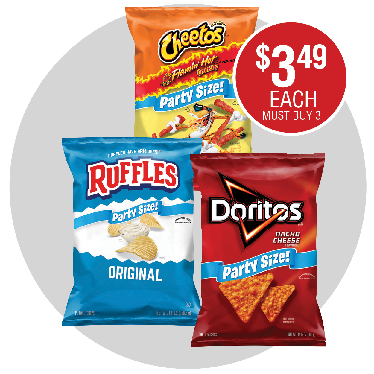 FRITO-LAY PARTY SIZE CHIPS