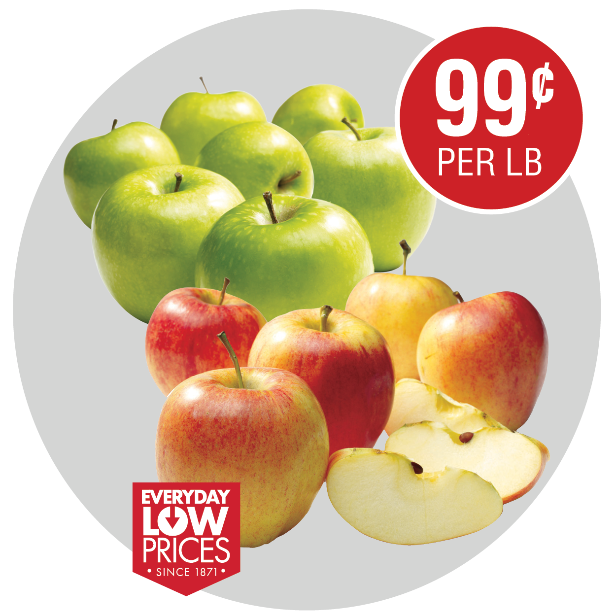 GALA OR GRANNY SMITH APPLES