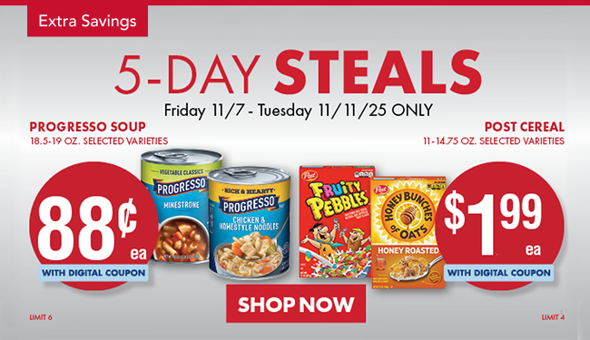 5-Day Steals panel