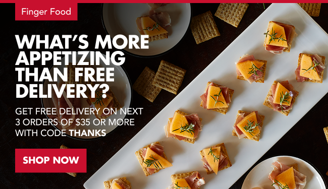 Triscuit appetizer + DELIVERY
