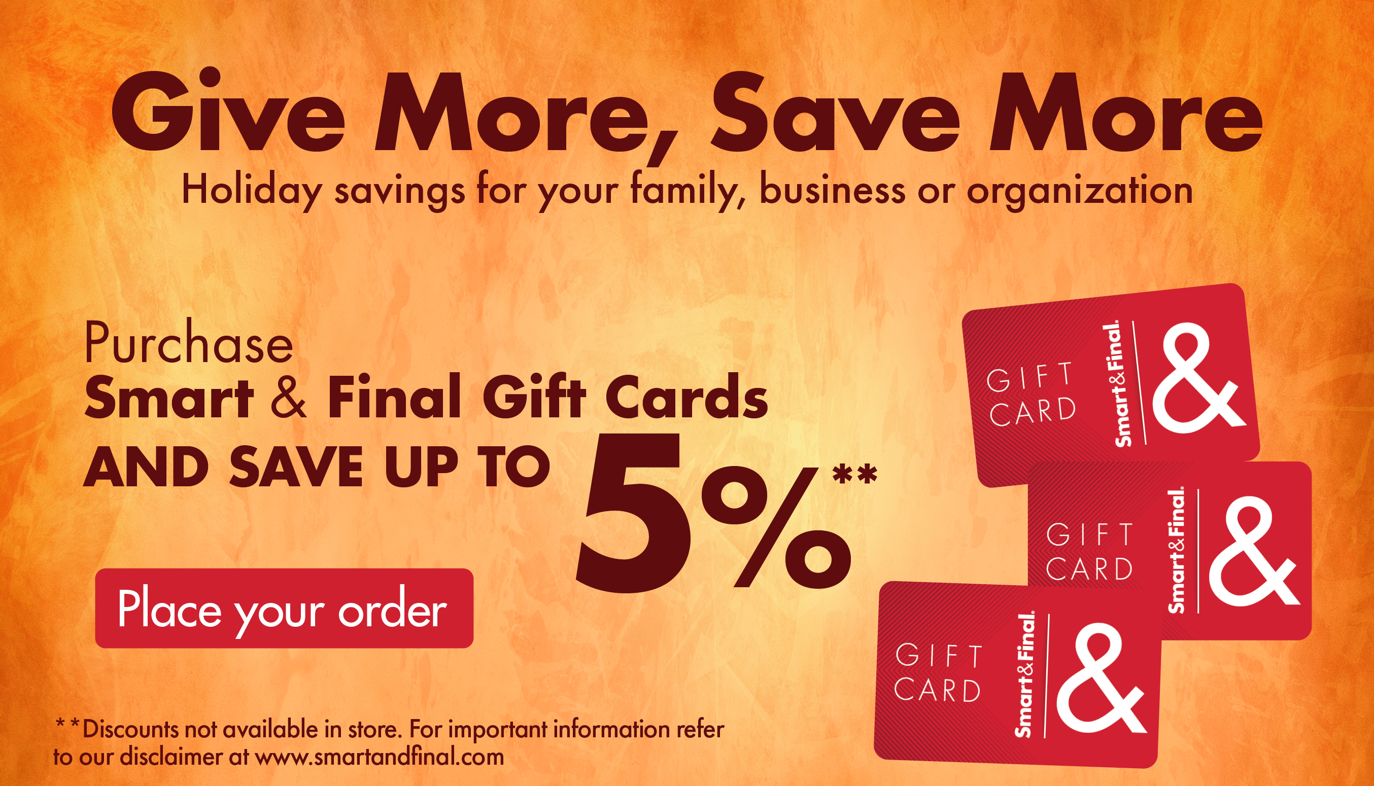 Give more save more (Gift Card)