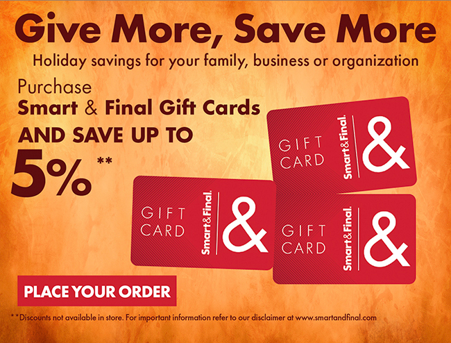 Holiday Gift Card program