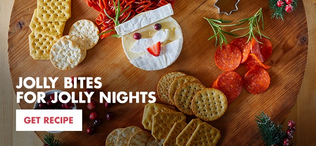 Santa Cheese Board recipe