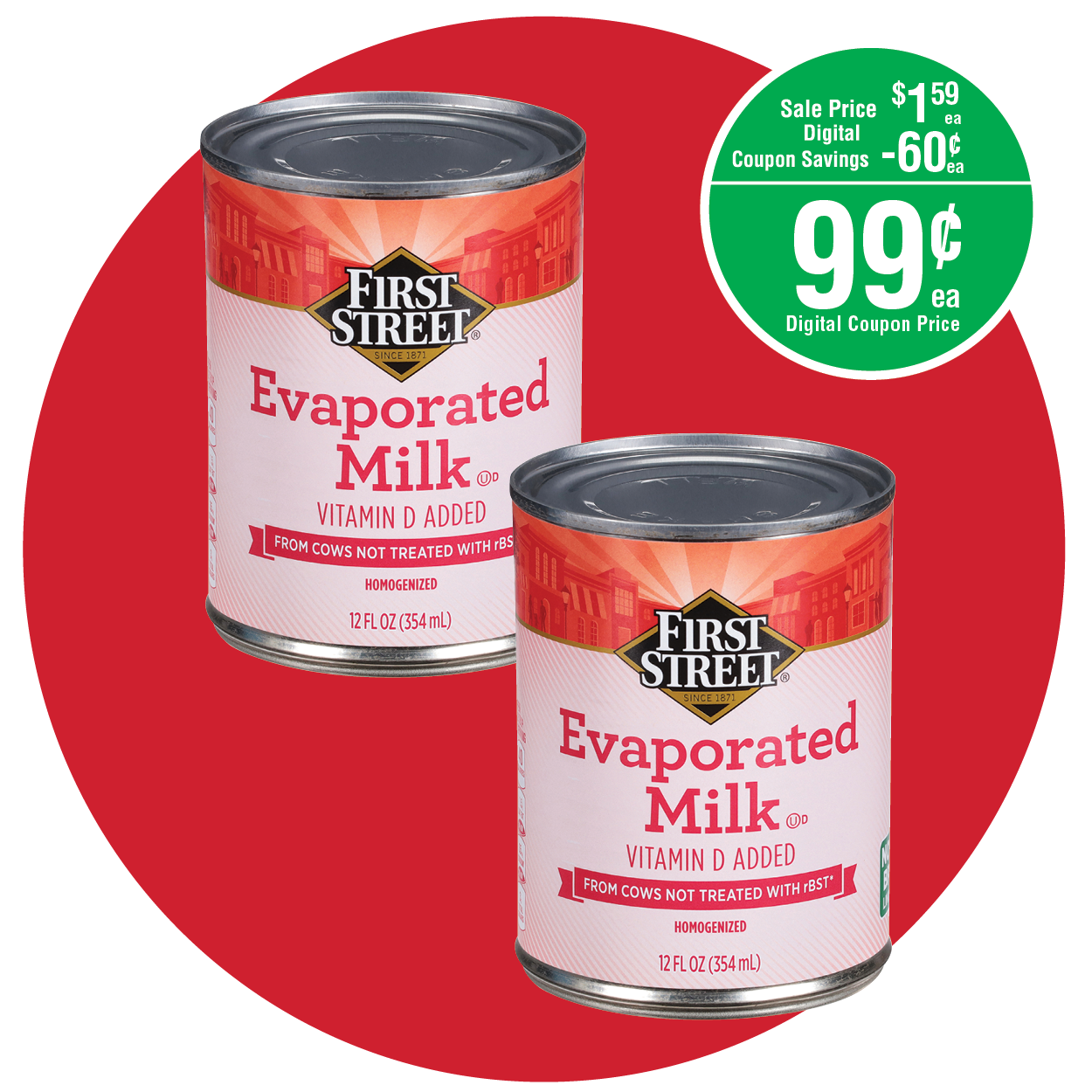 FIRST STREET EVAPORATED MILK
