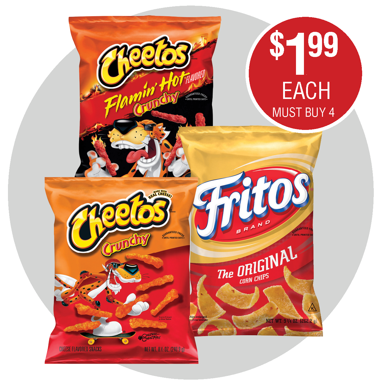 FRITOS OR CHEETOS CHIPS