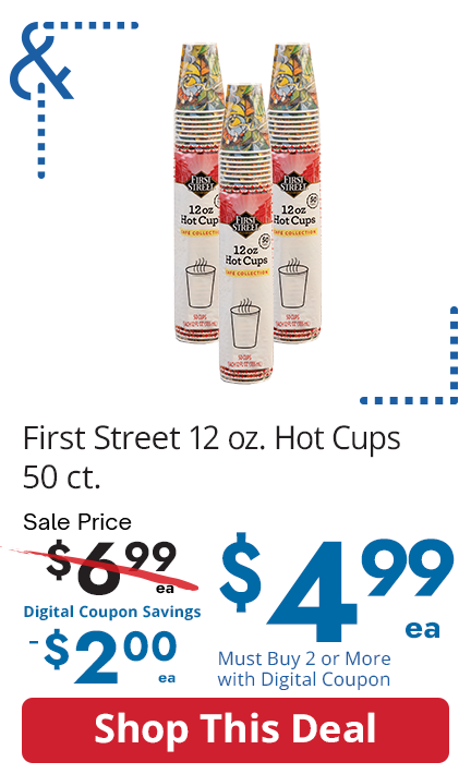 80387 First Street 12 oz Hot Cup