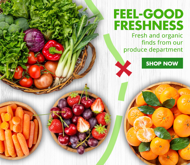 Eating healthy with fresh produce