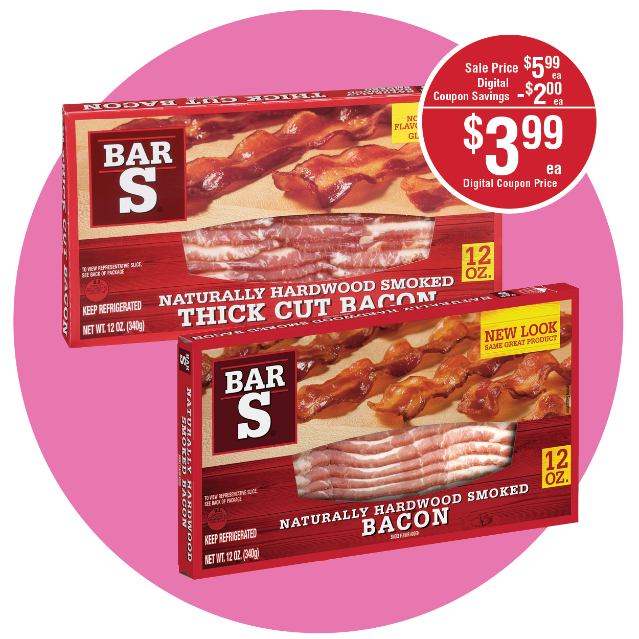 BAR S SLICED BACON