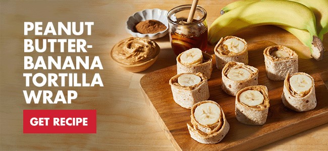 Peanut Butter Banana Wrap Recipe
