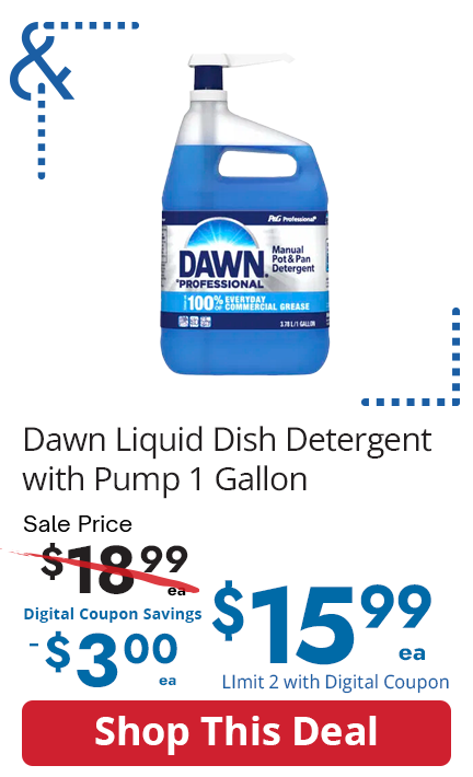 DAWN DISH WITH PUMP