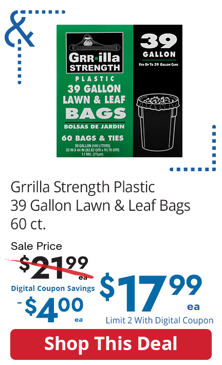 Grr-Illa Lawn & Leaf Bag 