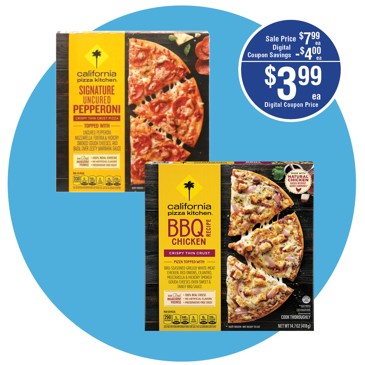 CALIFORNIA PIZZA KITCHEN PIZZA