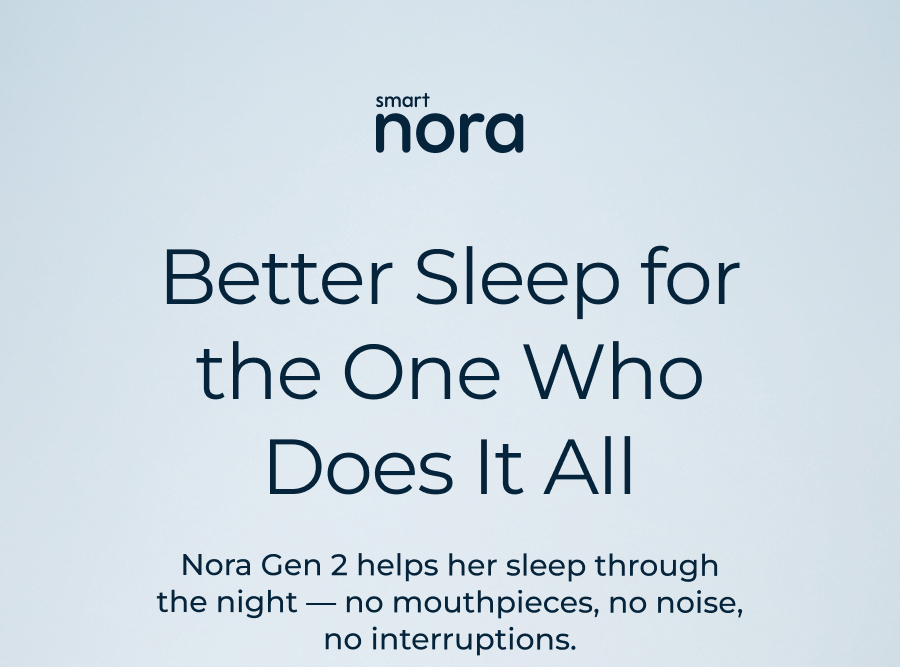 Better Sleep for the One Who Does It All