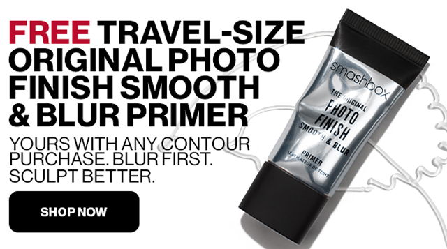 FREE TRAVEL-SIZE ORIGINAL PHOTO FINISH SMOOTH & BLUR PRIMER | YOURS WITH ANY CONTOUR PURCHASE. BLUR FIRST. SCULPT BETTER. | SHOP NOW