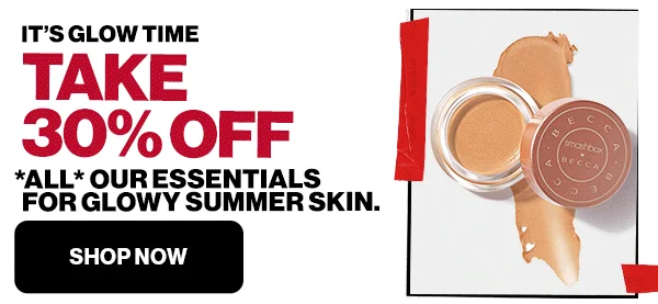 IT'S GLOW TIME TAKE 30% OFF | *ALL* OURESSENTIALS FOR GLOWY SUMMER SKIN. | SHOP NOW