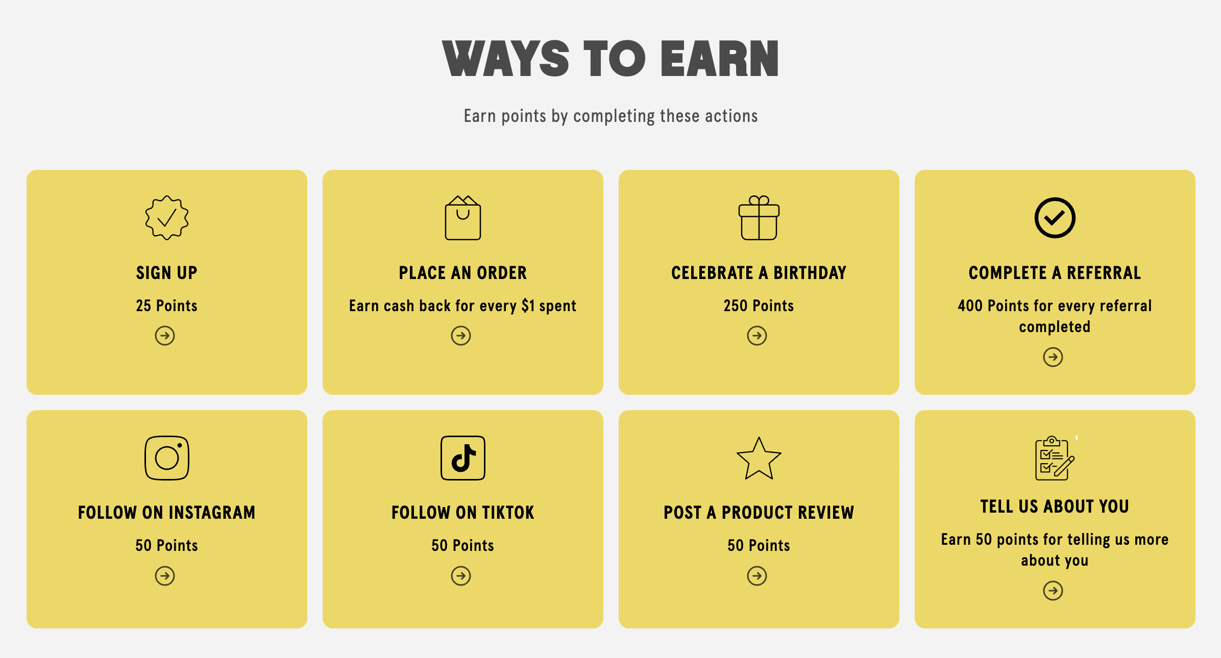 Snibbs Loyalty Program