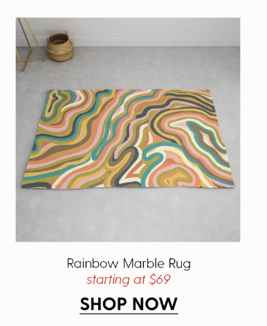 Rainbow Marble Rug