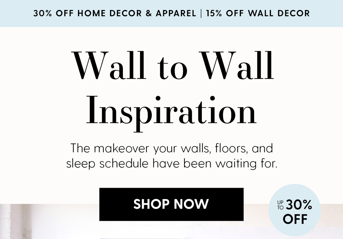 30% off home decor