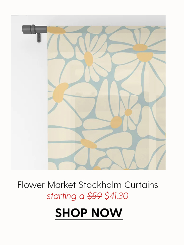 Flower Market Stockholm - Matisse Inspired Curtain