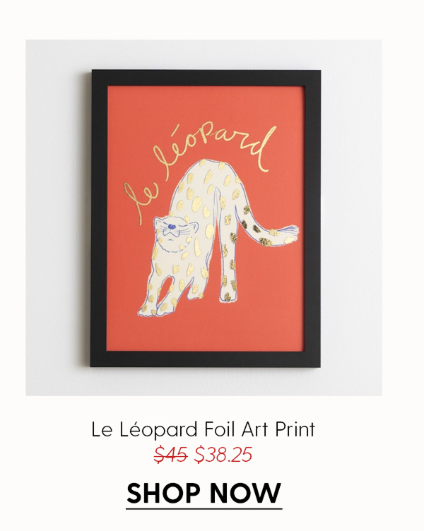 Le Léopard - Limited Edition Foil Art Print