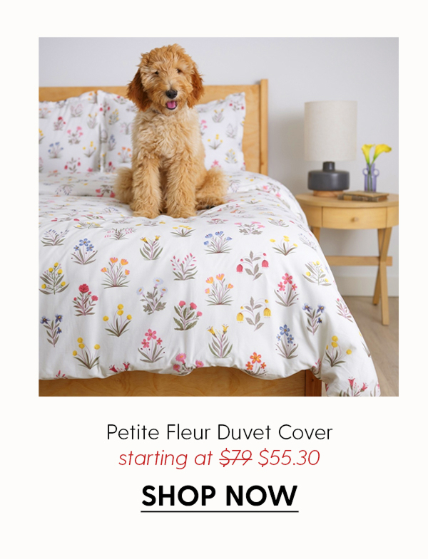 Petite Fleur Brushed Cotton Duvet Cover Set