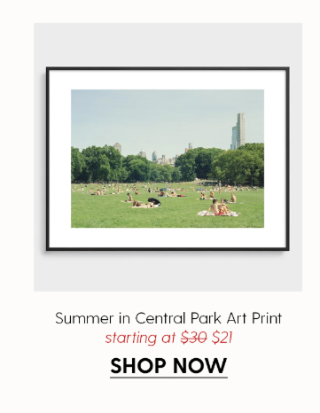 Summer in Central Park New York City | 35mm Film Photography Art Print