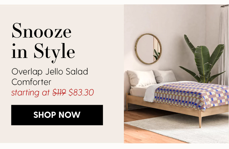 Overlap Jello Salad Comforter