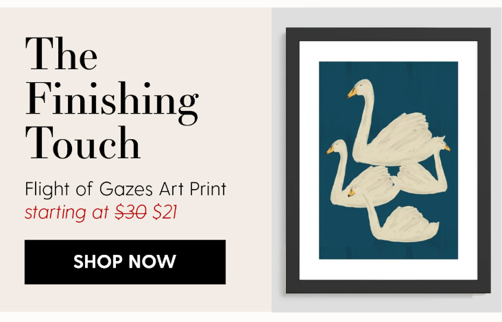 Flight of Gazes Art Print