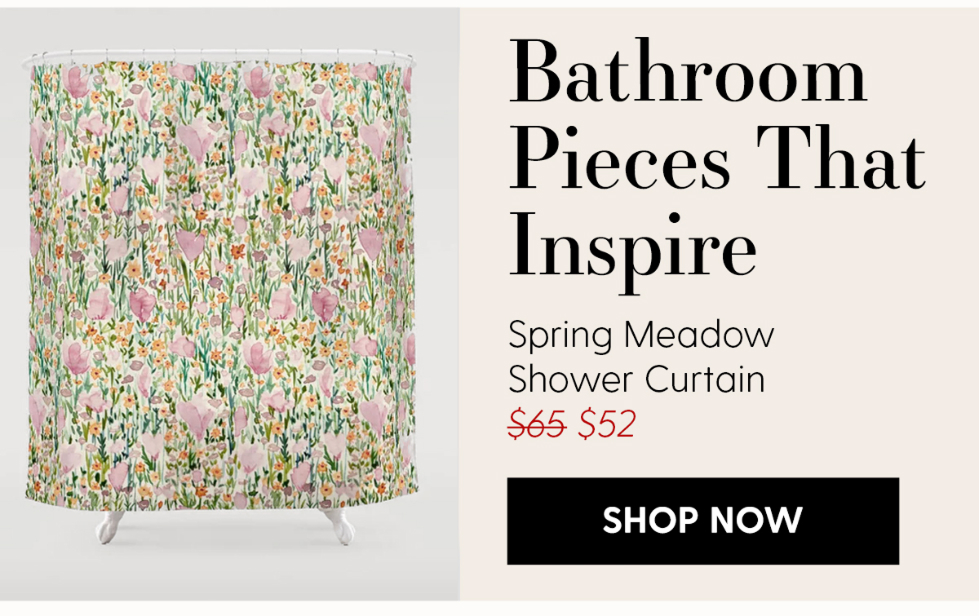 Spring Meadow Shower Curtain