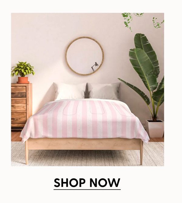 Pink Stripes Comforter
